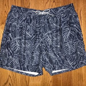 Men’s Swim Shorts Trunks Size XL Navy Blue
